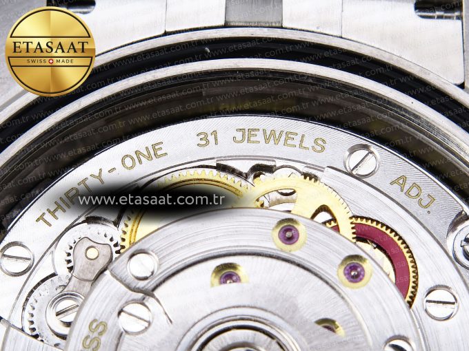 DATEJUST 41MM 126334 904 SS ARF 1:1 BEST EDITION BLUE DIAL STICKS MARKERS ON JUBILEE BRACELET SH3235 - Görsel 24