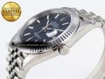 DATEJUST 41MM 126334 904 SS ARF 1:1 BEST EDITION BLUE DIAL STICKS MARKERS ON JUBILEE BRACELET SH3235 - Görsel 8
