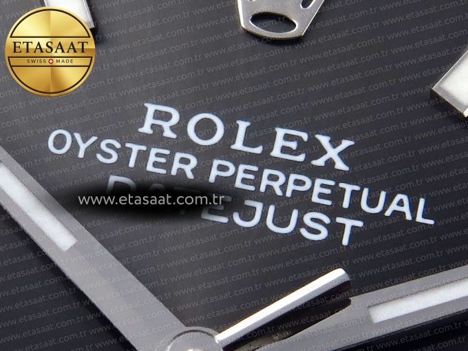 DATEJUST 41MM 126334 904 SS ARF 1:1 BEST EDITION GRAY DIAL STICKS MARKERS ON JUBILEE BRACELET SH3235 - Görsel 10