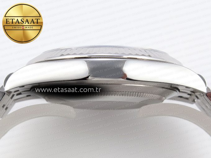 DATEJUST 41MM 126334 904 SS ARF 1:1 BEST EDITION GRAY DIAL STICKS MARKERS ON JUBILEE BRACELET SH3235 - Görsel 15