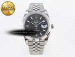 DATEJUST 41MM 126334 904 SS ARF 1:1 BEST EDITION GRAY DIAL STICKS MARKERS ON JUBILEE BRACELET SH3235 - Görsel 3