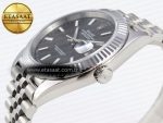 DATEJUST 41MM 126334 904 SS ARF 1:1 BEST EDITION GRAY DIAL STICKS MARKERS ON JUBILEE BRACELET SH3235 - Görsel 8