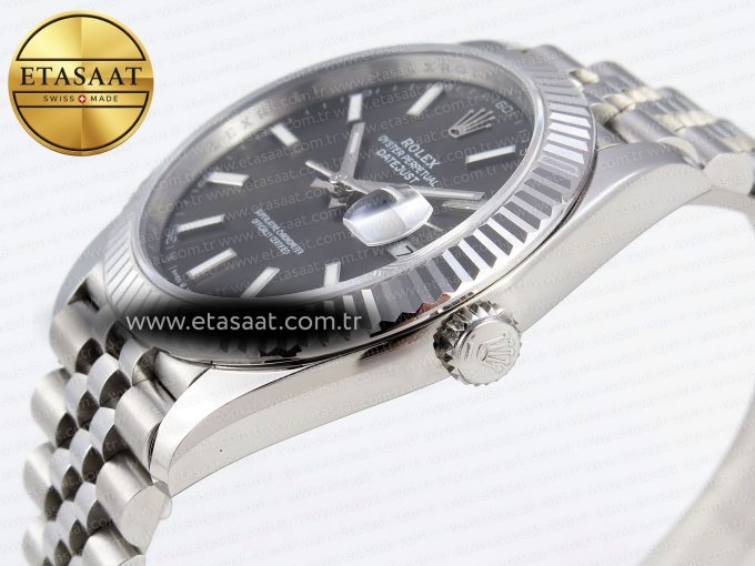 DATEJUST 41MM 126334 904 SS ARF 1:1 BEST EDITION GRAY DIAL STICKS MARKERS ON JUBILEE BRACELET SH3235 - Görsel 8
