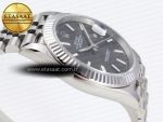 DATEJUST 41MM 126334 904 SS ARF 1:1 BEST EDITION GRAY DIAL STICKS MARKERS ON JUBILEE BRACELET SH3235 - Görsel 9