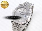 Rolex DATEJUST 41MM 126334 SILVER DIAL STICKS MARKERS ON JUBILEE BRACELET SH3235