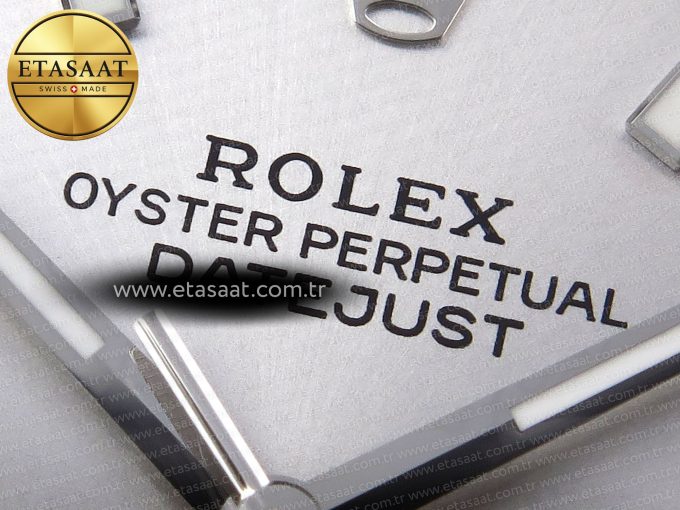 DATEJUST 41MM 126334 904 SS ARF 1:1 BEST EDITION SILVER DIAL STICKS MARKERS ON JUBILEE BRACELET SH3235 - Görsel 10