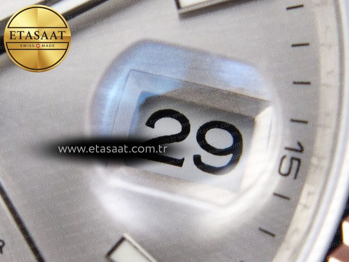 DATEJUST 41MM 126334 904 SS ARF 1:1 BEST EDITION SILVER DIAL STICKS MARKERS ON JUBILEE BRACELET SH3235 - Görsel 12