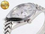Rolex DATEJUST 41MM 126334 SILVER DIAL STICKS MARKERS ON JUBILEE BRACELET SH3235 - Görsel 8