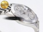 DATEJUST 41MM 126334 904 SS ARF 1:1 BEST EDITION SILVER DIAL STICKS MARKERS ON JUBILEE BRACELET SH3235 - Görsel 9