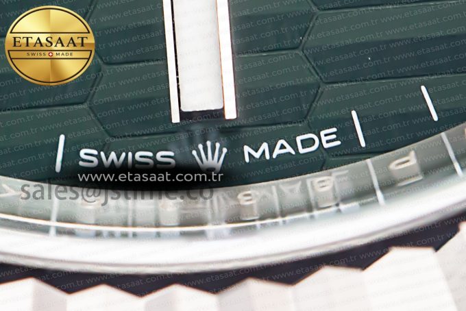 DateJust 41MM 126334 SS Clean Factory 1:1 Best Edition Green Fluted Dial on SS Jubilee Bracelet VR3235 - Görsel 11