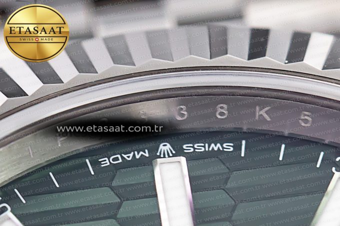 DateJust 41MM 126334 SS Clean Factory 1:1 Best Edition Green Fluted Dial on SS Jubilee Bracelet VR3235 - Görsel 12
