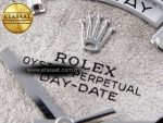 DAY DATE 40MM 228239 SS BP MAKER 1:1 BEST EDITION WHITE METEORITE DIAL T CRYSTAL MARKERS ON SS PRESIDENT BRACELET A2836 - Görsel 15