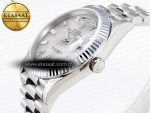 DAY DATE 40MM 228239 SS BP MAKER 1:1 BEST EDITION WHITE METEORITE DIAL T CRYSTAL MARKERS ON SS PRESIDENT BRACELET A2836 - Görsel 7