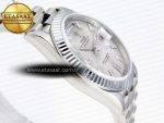 DAY DATE 40MM 228239 SS BP MAKER 1:1 BEST EDITION WHITE METEORITE DIAL T CRYSTAL MARKERS ON SS PRESIDENT BRACELET A2836 - Görsel 8