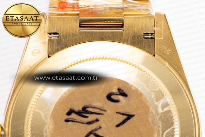 Day-Date II 228238 YG GMF 1:1 Best Edition Black Dial on YG Bracelet A2836 - Görsel 17