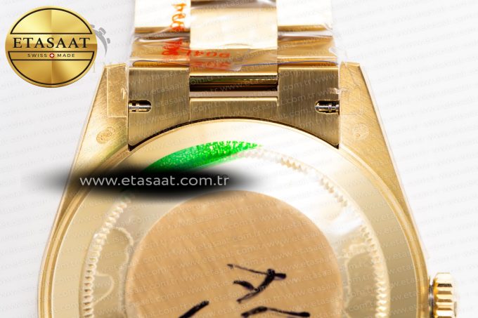 Day-Date II 228238 YG GMF 1:1 Best Edition Black Dial on YG Bracelet A2836 - Görsel 18