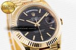Day-Date II 228238 YG GMF 1:1 Best Edition Black Dial on YG Bracelet A2836 - Görsel 5