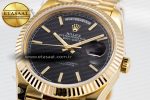 Day-Date II 228238 YG GMF 1:1 Best Edition Black Dial on YG Bracelet A2836 - Görsel 6