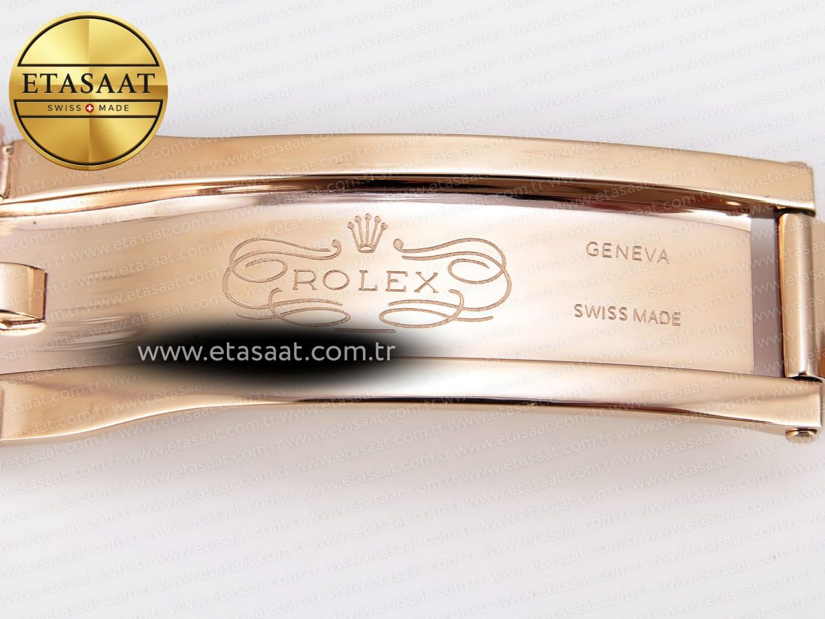Rolex DayDate 36mm RG/RG Pres Dia Green Dial RAF A2836 - Görsel 29