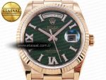 DayDate 36mm RG/RG Pres Green Dial RAF A2836 - Görsel 4