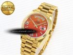 DayDate 36mm YG/YG Pres Orange Gradient Dial RAF A2836