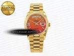 Rolex DayDate YG/YG Pres Orange Gradient A2836 - Görsel 3