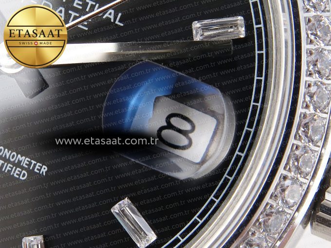 Rolex DayDate 40 BLACK CRYSTA BRACELET A2836 - Görsel 25