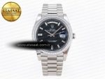Rolex DayDate 40 BLACK CRYSTA BRACELET A2836 - Görsel 3