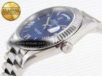 Rolex DayDate 40 BLUE ROMAN BRACELET A2836 - Görsel 8