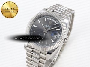 Rolex DayDate 40 GRAY STICK DIAL A2836