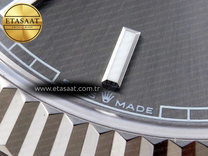 Rolex DayDate 40 GRAY STICK DIAL A2836 - Görsel 23