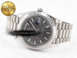Rolex DayDate 40 GRAY STICK DIAL A2836 - Görsel 6
