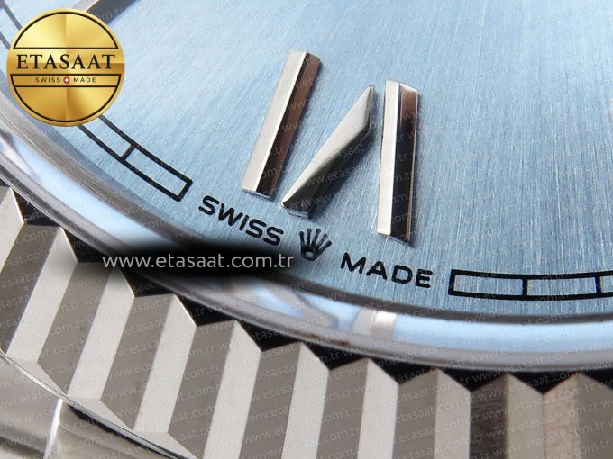 Rolex DayDate 40 ICE BLUE BRACELET A2836 - Görsel 25