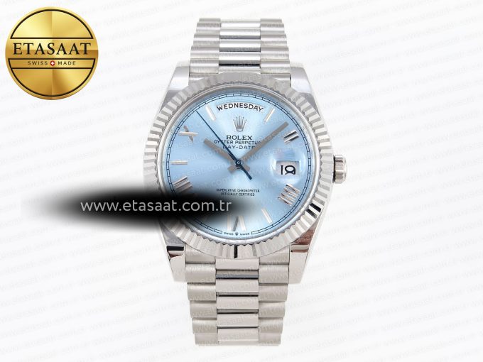 Rolex DayDate 40 ICE BLUE BRACELET A2836 - Görsel 3