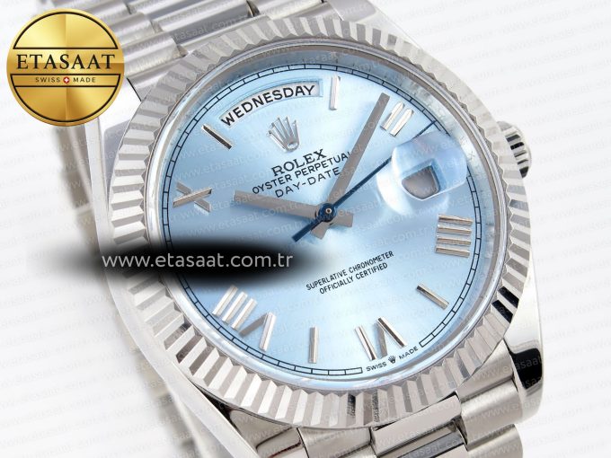 Rolex DayDate 40 ICE BLUE BRACELET A2836 - Görsel 5