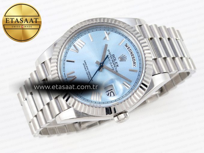Rolex DayDate 40 ICE BLUE BRACELET A2836 - Görsel 6