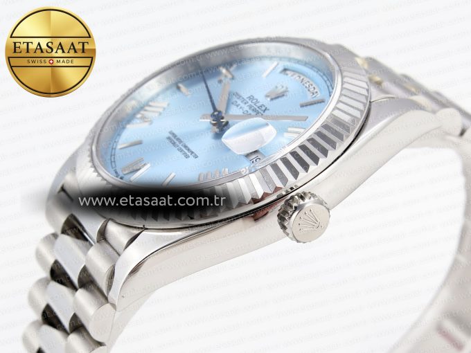 Rolex DayDate 40 ICE BLUE BRACELET A2836 - Görsel 8