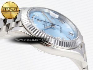 Rolex DayDate 40 ICE BLUE BRACELET A2836 - Görsel 9