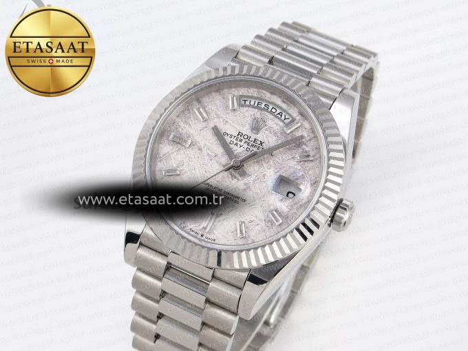 Rolex DayDate 40 METEORITE CRYSTAL A2836 - Görsel 2