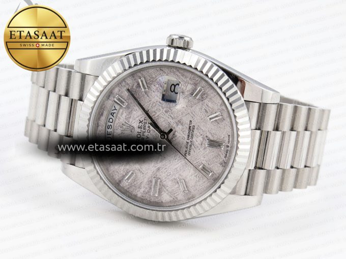 Rolex DayDate 40 METEORITE CRYSTAL A2836 - Görsel 6