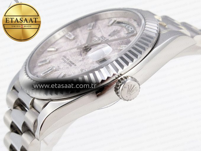 Rolex DayDate 40 METEORITE CRYSTAL A2836 - Görsel 8