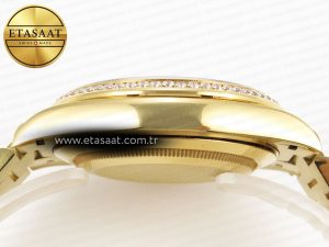 Rolex DayDate 40 BLACK CRYSTAL DIAMONDS A2836 - Görsel 10
