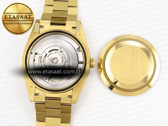Rolex DayDate 40 BLACK CRYSTAL DIAMONDS A2836 - Görsel 17