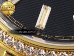Rolex DayDate 40 BLACK CRYSTAL DIAMONDS A2836 - Görsel 24