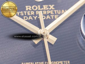 DayDate 40mm 228238 EWF 1:1 Flt YG Black Dial Diamond Markers A2836 - Görsel 11