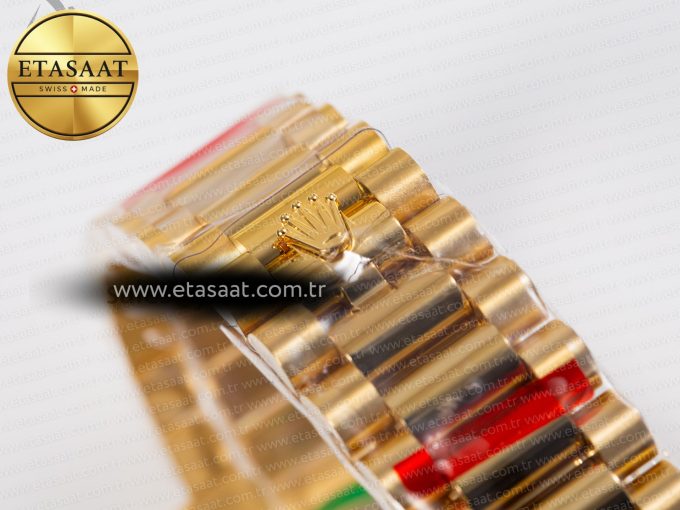 DayDate 40mm 228238 EWF 1:1 Flt YG Black Dial Diamond Markers A2836 - Görsel 17
