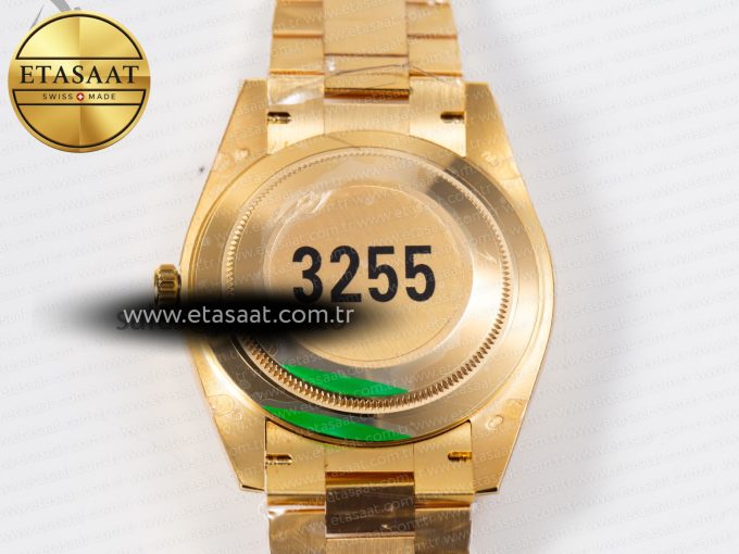 DayDate 40mm 228238 EWF 1:1 Flt YG Black Dial Diamond Markers A2836 - Görsel 18