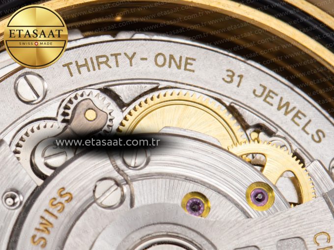 DayDate 40mm 228238 EWF 1:1 Flt YG Black Dial Diamond Markers A2836 - Görsel 25