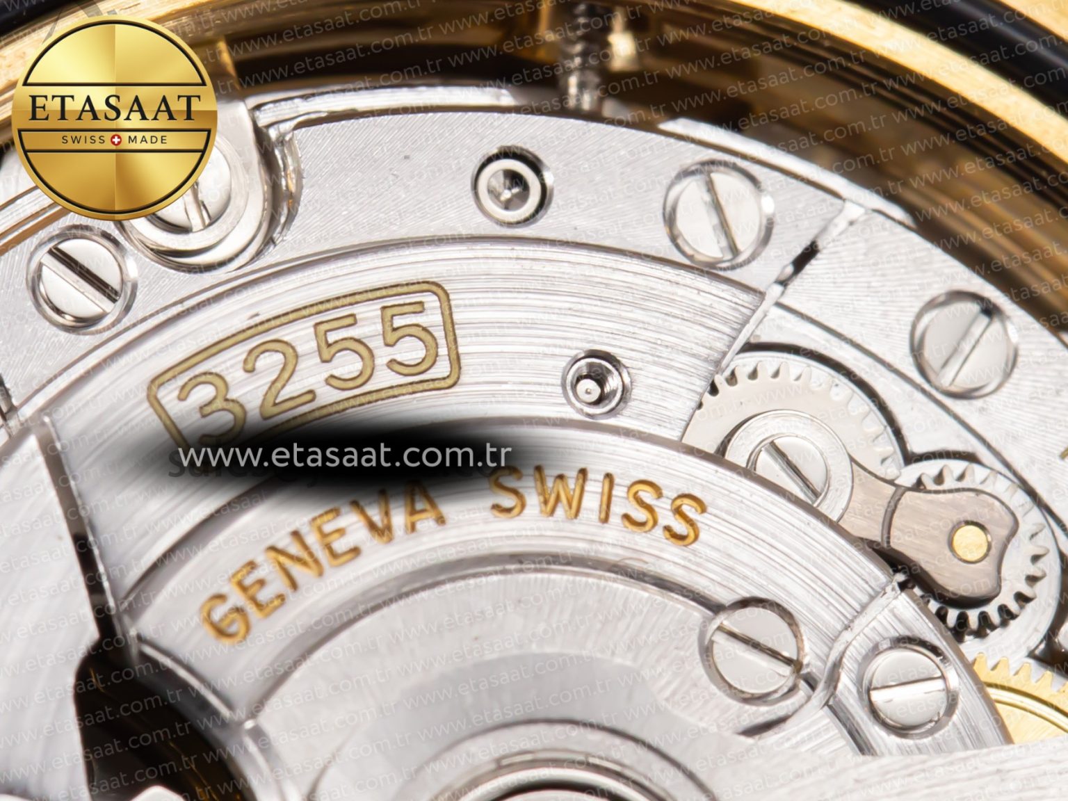 DayDate 40mm 228238 EWF 1:1 Flt YG Black Dial Diamond Markers A2836 - Görsel 26