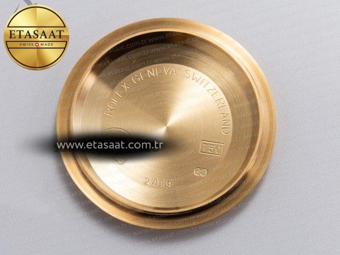 DayDate 40mm 228238 EWF 1:1 Flt YG Black Dial Diamond Markers A2836 - Görsel 28
